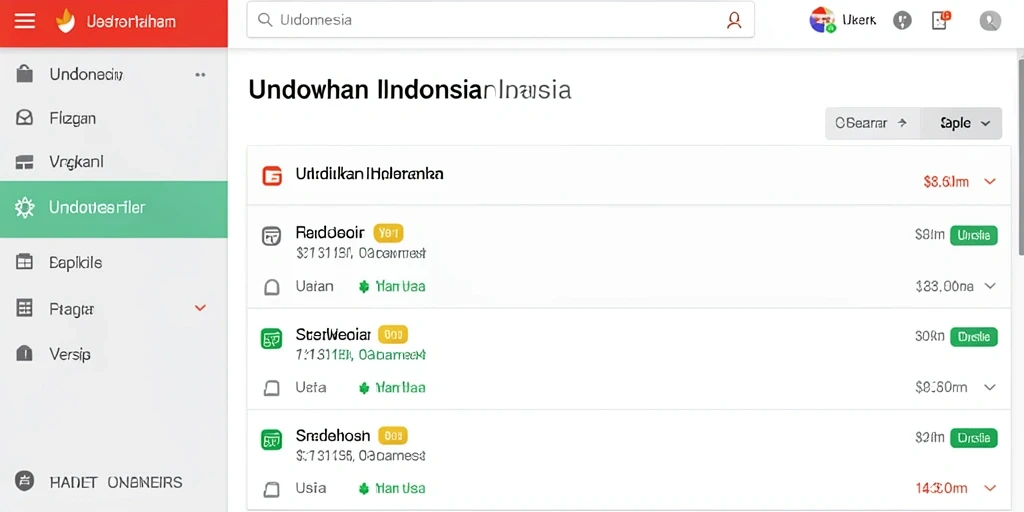 Tampilan antarmuka yang user-friendly.