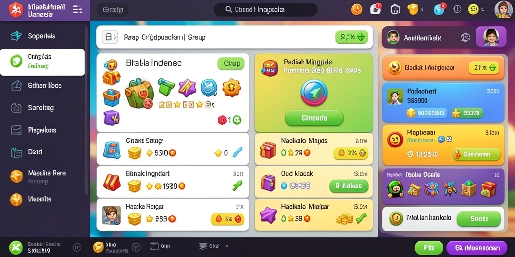 Tampilan awal aplikasi NEKO4D yang menarik.