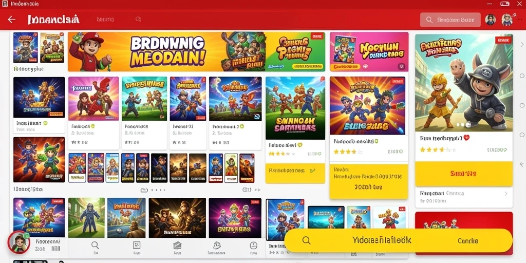 Screenshot aplikasi RR44 menunjukkan tampilan permainan yang menarik.
