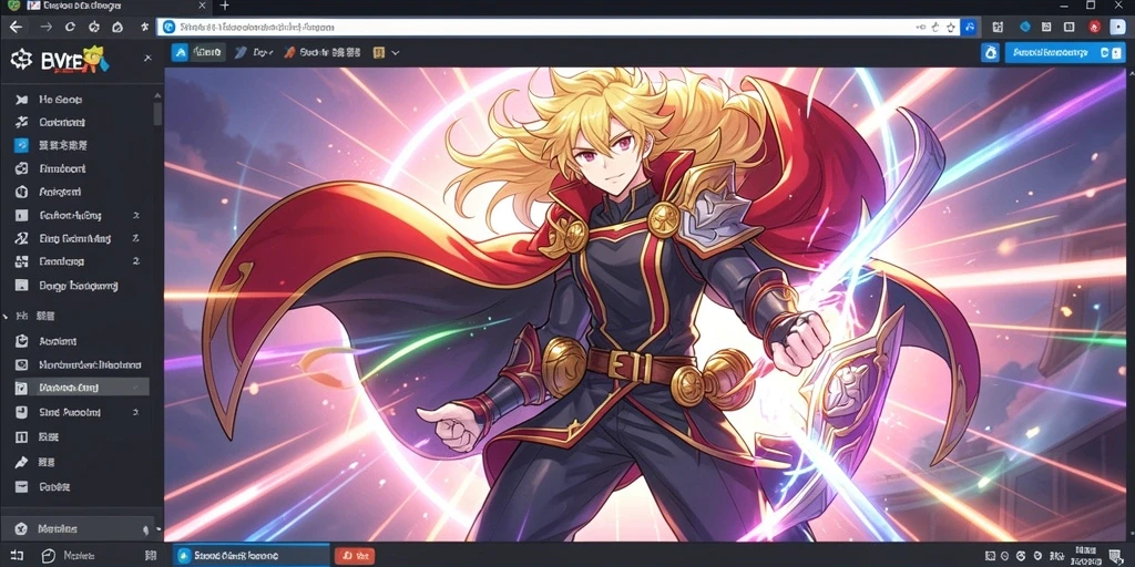 Screenshot menunjukkan tampilan antarmuka yang menarik.